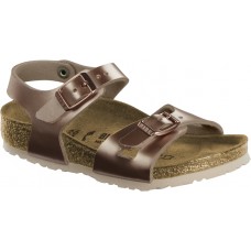 Birkenstock Kids Rio Electric Metallic Copper
