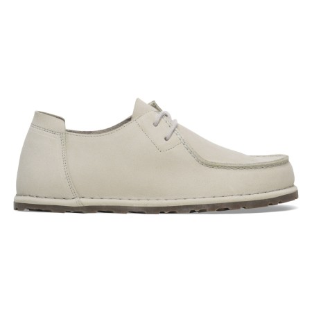 Birkenstock Utti Lace Antique White Suede Leather