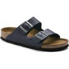 Birkenstock Arizona Leather Blue Soft Footbed