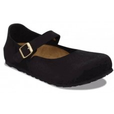 Birkenstock Mantova Black Suede Leather 