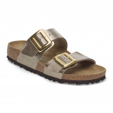 Birkenstock Sydney Cushion Buckle Graceful Taupe Birko-Flor Birkenstock Sydney Cushion Buckle Graceful Taupe Birko-Flor