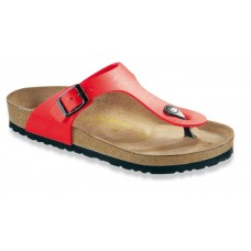 Birkenstock Gizeh Cherry  Birko Flor