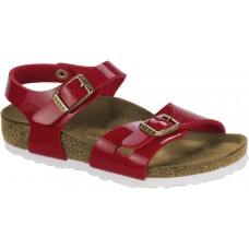 Birkenstock Kids Rio Tango Red Patent