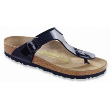 Birkenstock Gizeh Black Patent  Birko Flor